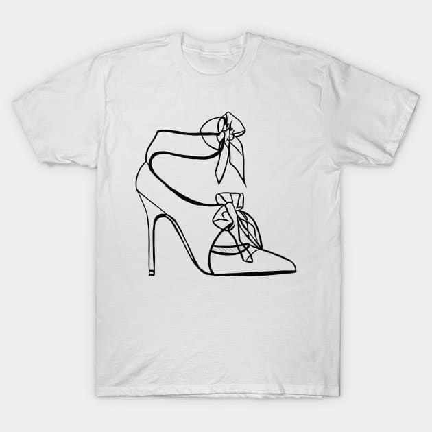 Designer Shoes T-Shirt by Svetlana Pelin